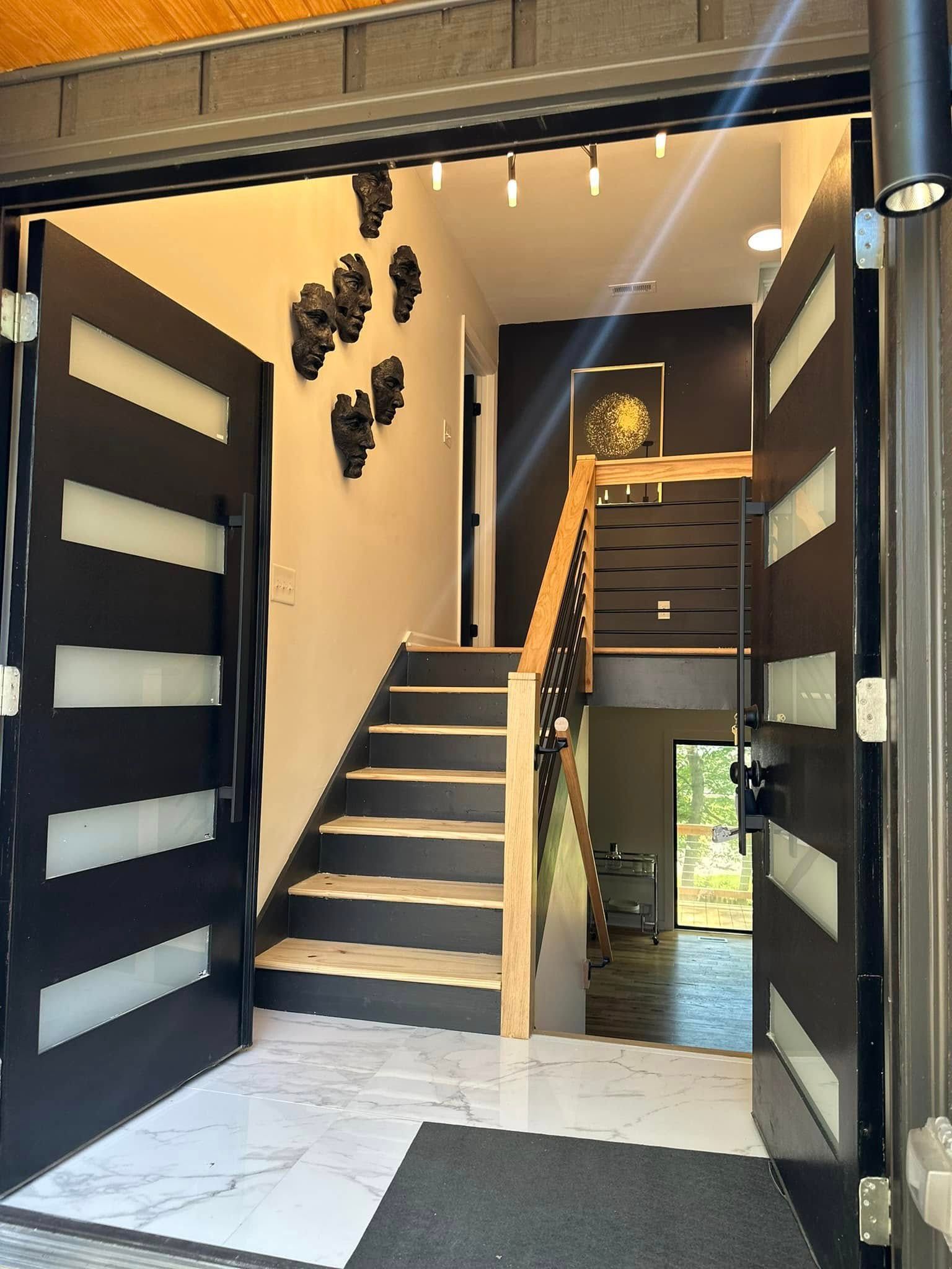 Modern staircase rebuild